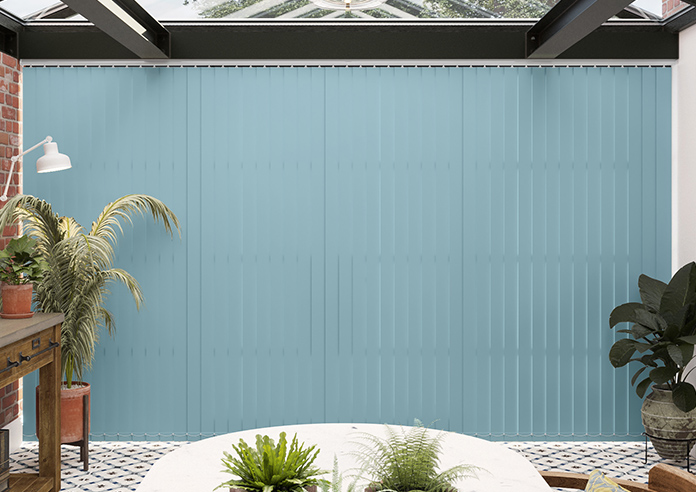 Trinity (FR Blackout), Tranquil - Vertical Blind - Image 6